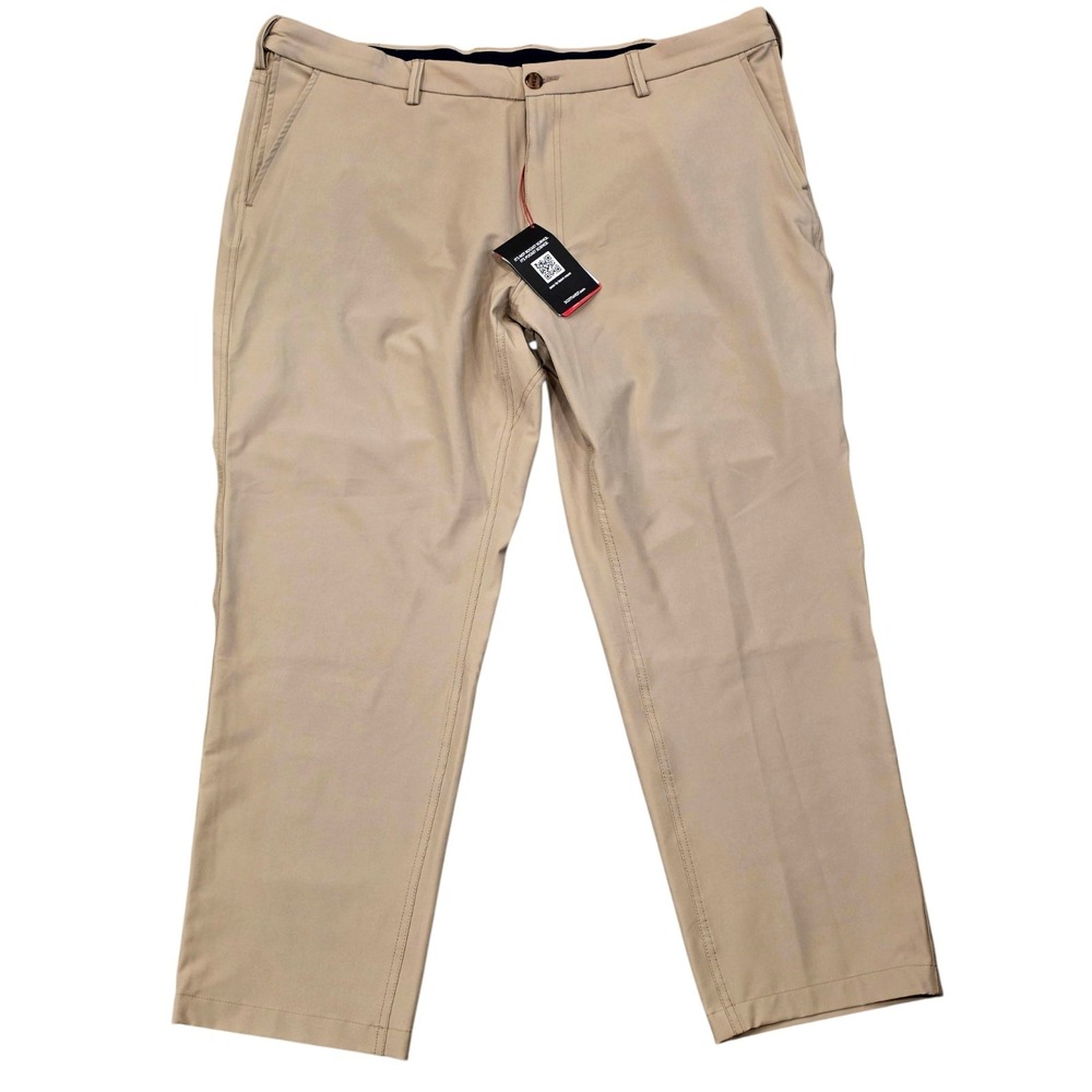 SCOTTeVEST Pants Mens 44x30 Beige Khaki Hidden Pockets Travel Canvas Stretch